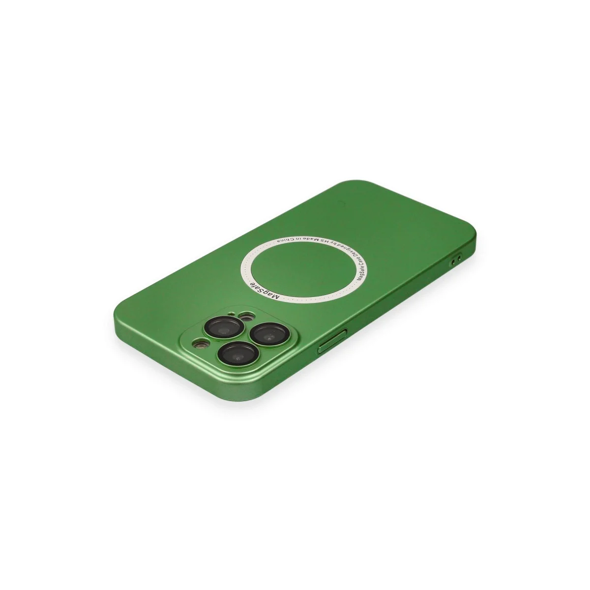 Apple İphone 13 Pro Kılıf Jack Magneticsafe Lens Silikon - Yeşil görsel 6