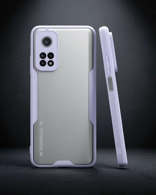 Xiaomi Mi 10t Pro Kılıf Platin Silikon - Lila