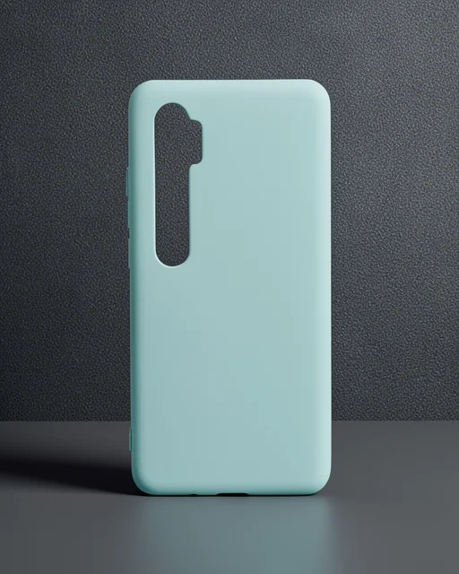 Xiaomi Mi Note 10 Lite Kılıf Nano İçi Kadife Silikon - Turkuaz