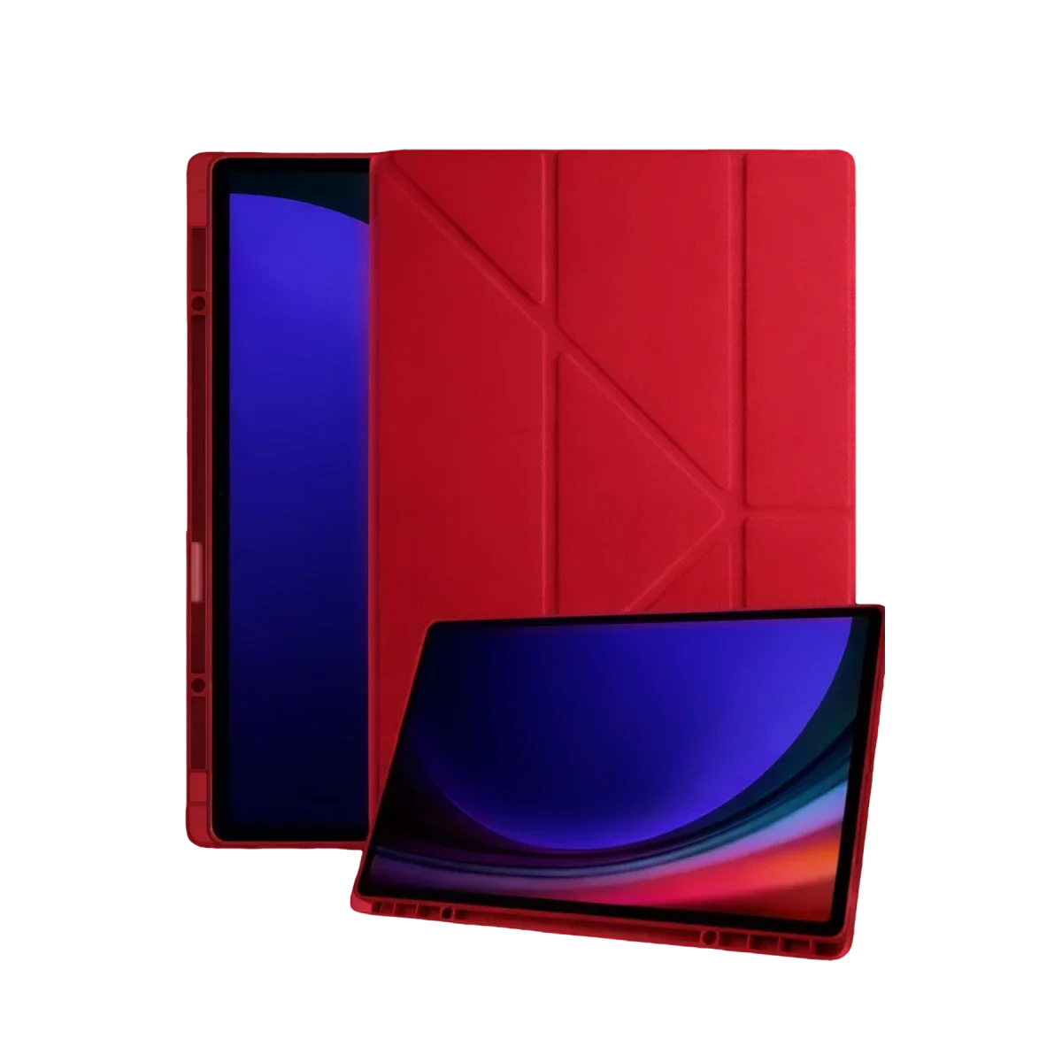 Samsung Galaxy Tab A11 Kalemlikli Mars Tablet Kılıfı - Kırmızı