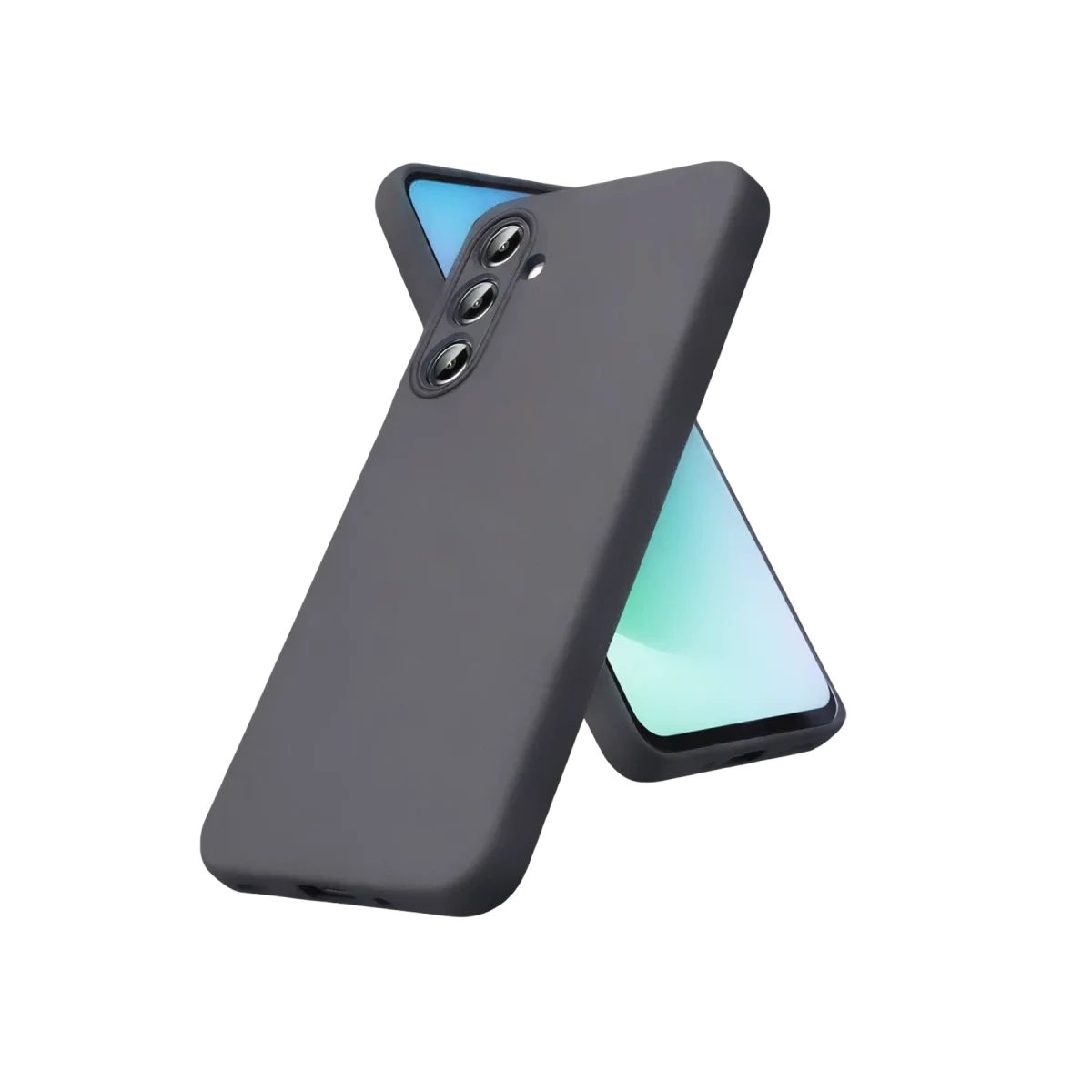 Samsung Galaxy S26 Nano içi Kadife Silikon - Gri