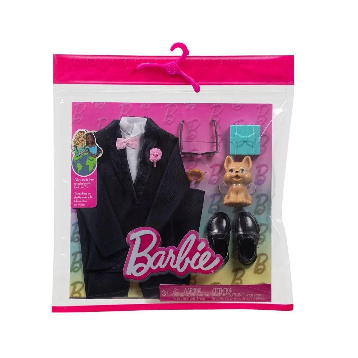 HWV77 Barbie + Ken Fashion - Damat Aksesuarları (Bebekler ürüne dahil değildir.) görsel 2