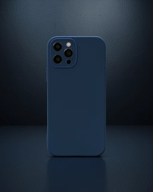 Apple İphone 12 Pro Max Kılıf Lansman Glass Kapak - Lacivert