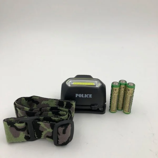 PC-1917 Kamuflaj Desenli COB Led Kafa Feneri - 3xAAA Pilli görsel 7