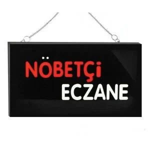 Işıklı Tak Çalıştır Hazır Tabela Nöbetçi Eczane görsel 2