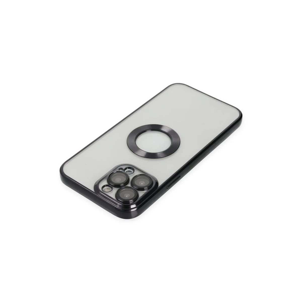 Apple İphone 14 Pro Kılıf Slot Silikon - Siyah görsel 5