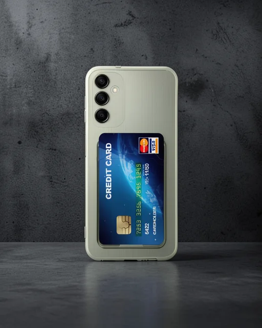 Samsung Galaxy A54 5g Kılıf Kart Şeffaf Silikon - Şeffaf