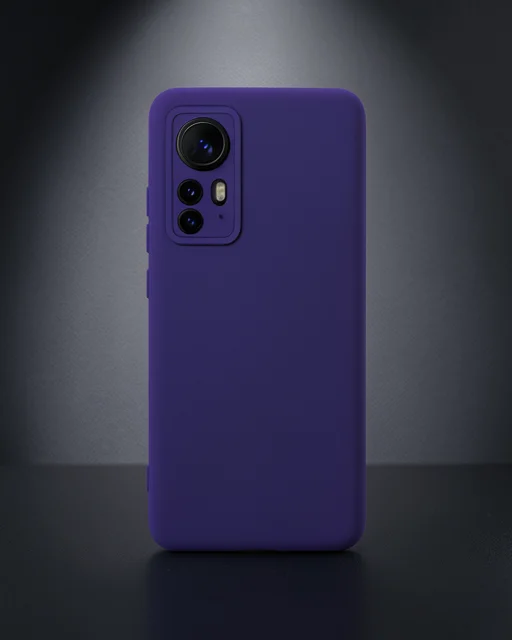 Xiaomi Mi 12 Kılıf Nano İçi Kadife Silikon - Mor