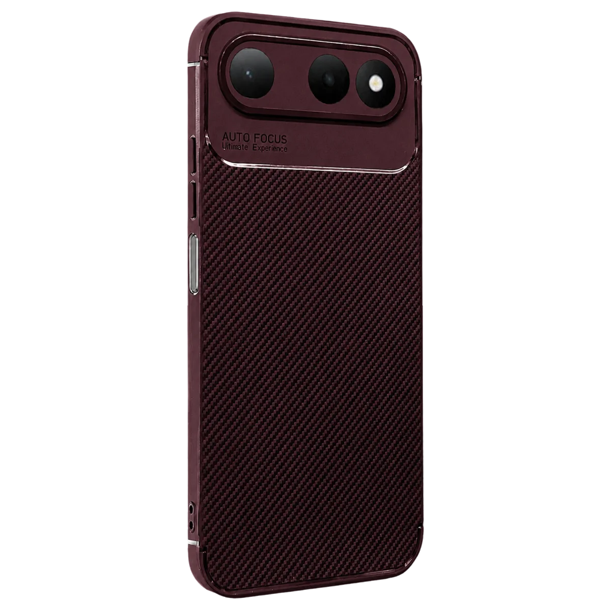 Tecno Spark 50 5G Auto Focus Karbon Kapak - Bordo