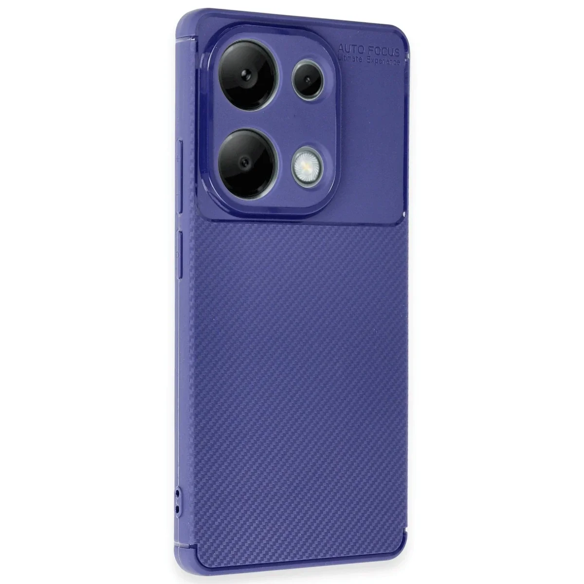 Xiaomi Redmi Note 13 Pro 4G Kılıf Auto Focus Karbon Kapak - Lacivert görsel 2