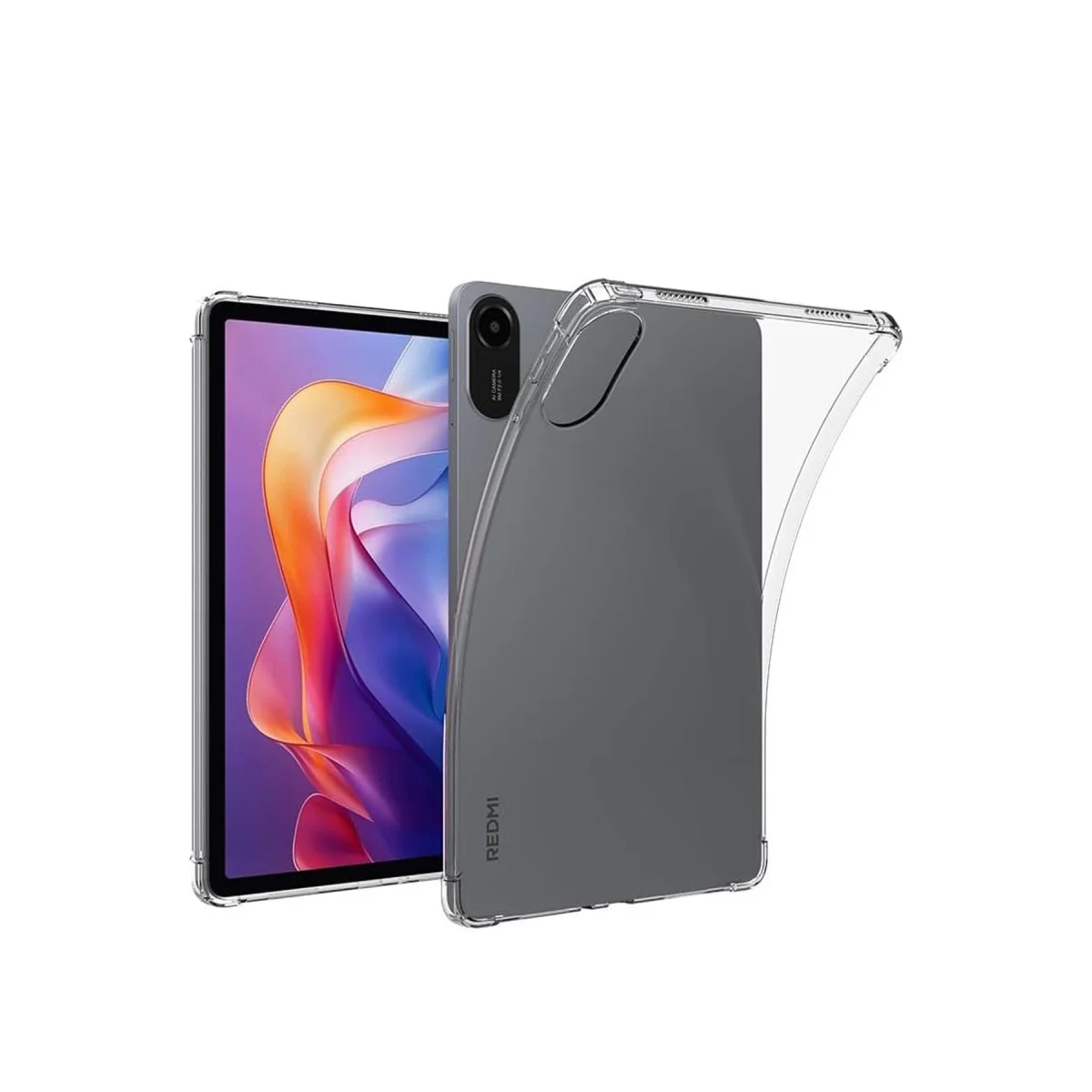 Xiao Red Pad 2 Kılıf Anti Shock Tablet Silikon - Şeffaf görsel 2
