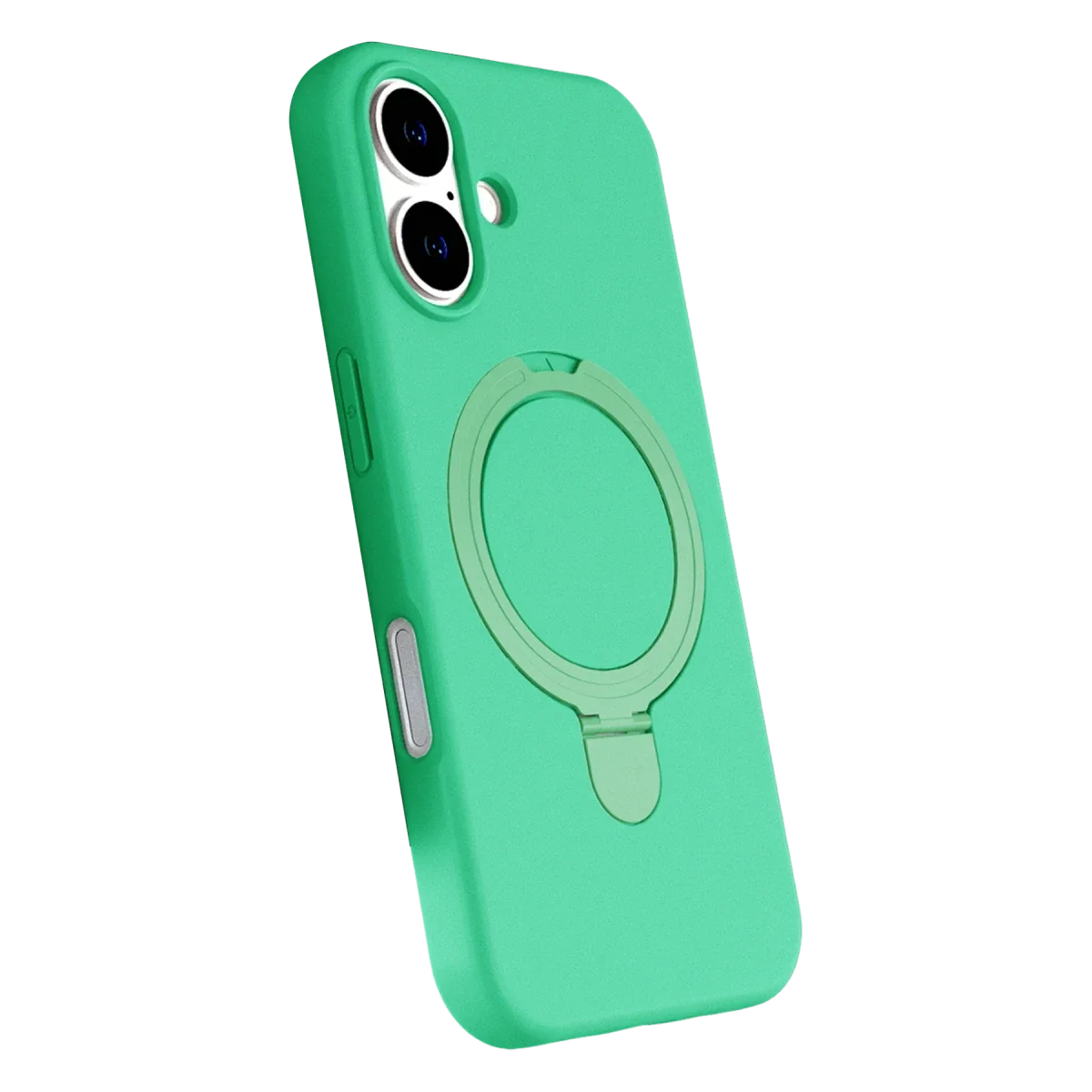 Apple iPhone 16 Plus Regal Magsafe Standlı Kapak - Yeşil görsel 3