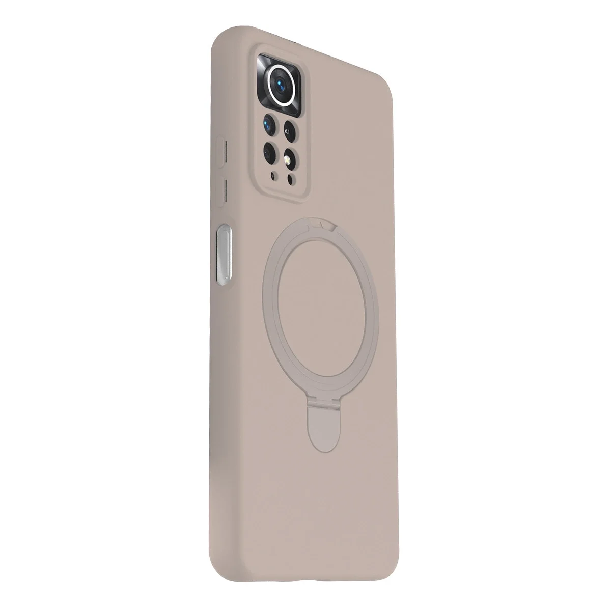 Xiao Red Note 12 Pro 4g Regal Magsafe Standlı Kapak - Çöl Titanyum görsel 3