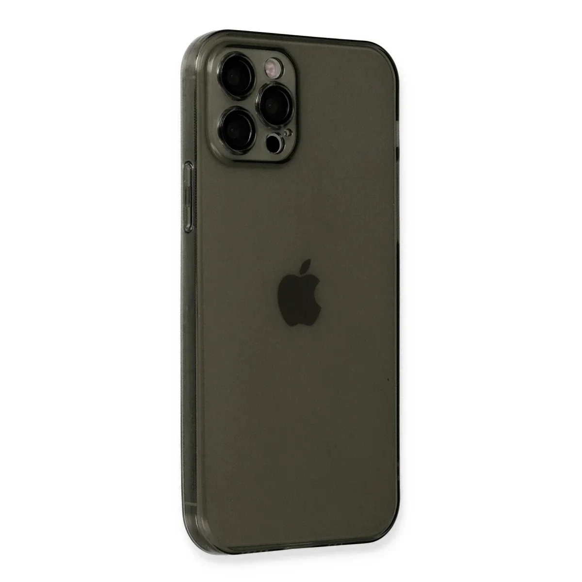 Apple iPhone 12 Pro Kılıf Fly Lens Silikon - Siyah görsel 2