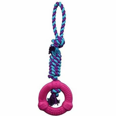 İpli Kauçuk Köpek Oyuncağı 12x41 Cm