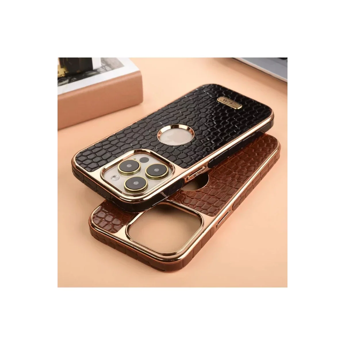 Apple iPhone 14 Pro Kılıf Snake Kapak - Derin Mor görsel 3