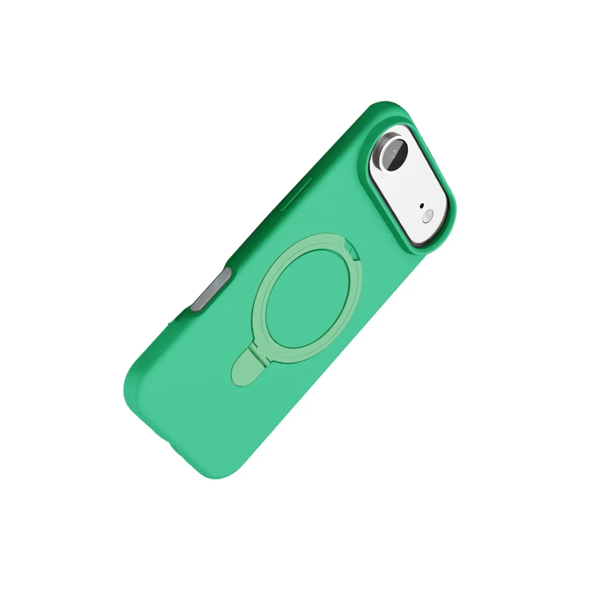 Apple iPhone 17 Air Regal Magsafe Standlı Kapak - Yeşil görsel 4
