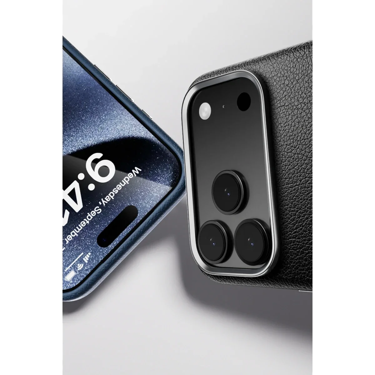 Joko Apple iPhone 17 Pro Max Wonder Deri Magsafe Kapak - Lacivert görsel 8