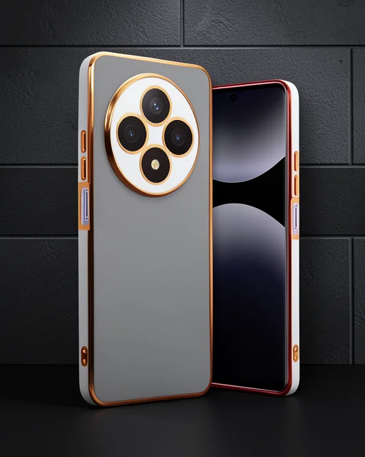 Xiaomi Redmi 14c Kılıf Volet Silikon - Beyaz