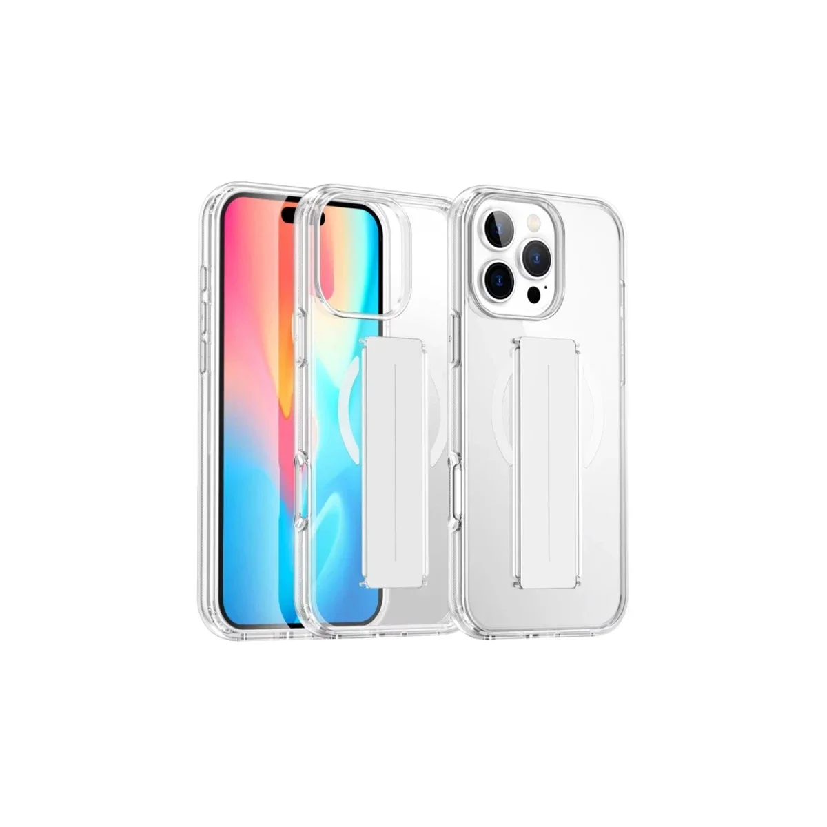 Joko Apple iPhone 16 Pro Kılıf Alfa Magsafe Standlı Kapak - Şeffaf