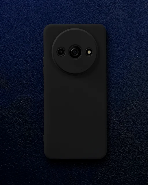 Xiaomi Redmi A3 4g Kılıf Nano İçi Kadife Silikon - Siyah