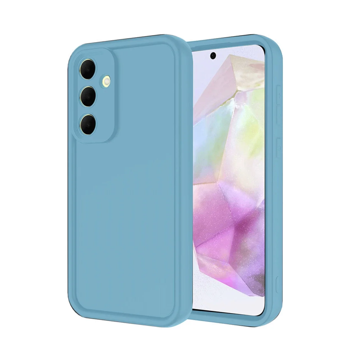 Samsung Galaxy A26 Kılıf Viera Silikon - Mavi görsel 3