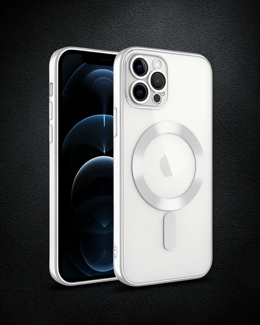 Apple İphone 14 Pro Max Kılıf Kross Magneticsafe Kapak - Gümüş
