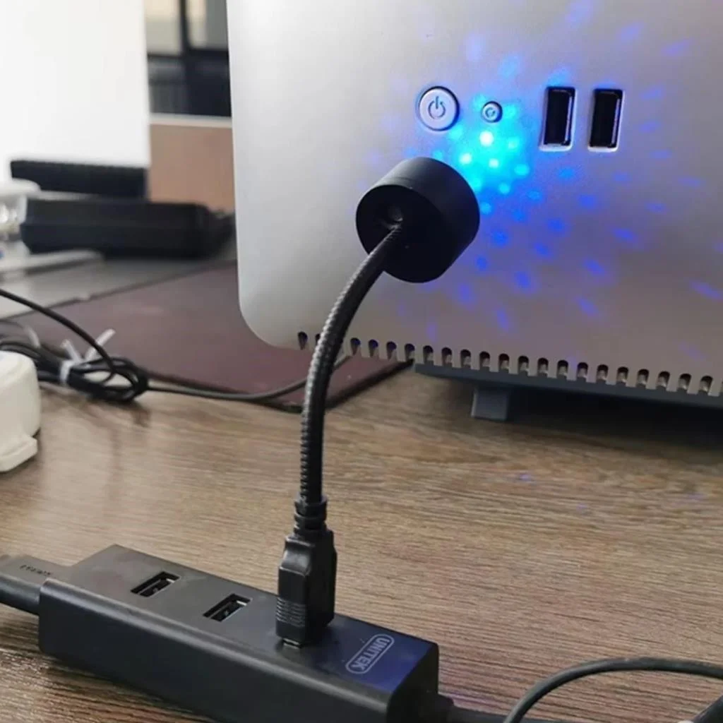 USB Sese Duyarlı 8 Farklı Mod Işıklı LED Atmosfer Işığı – Ambiyans Aydınlatması görsel 4