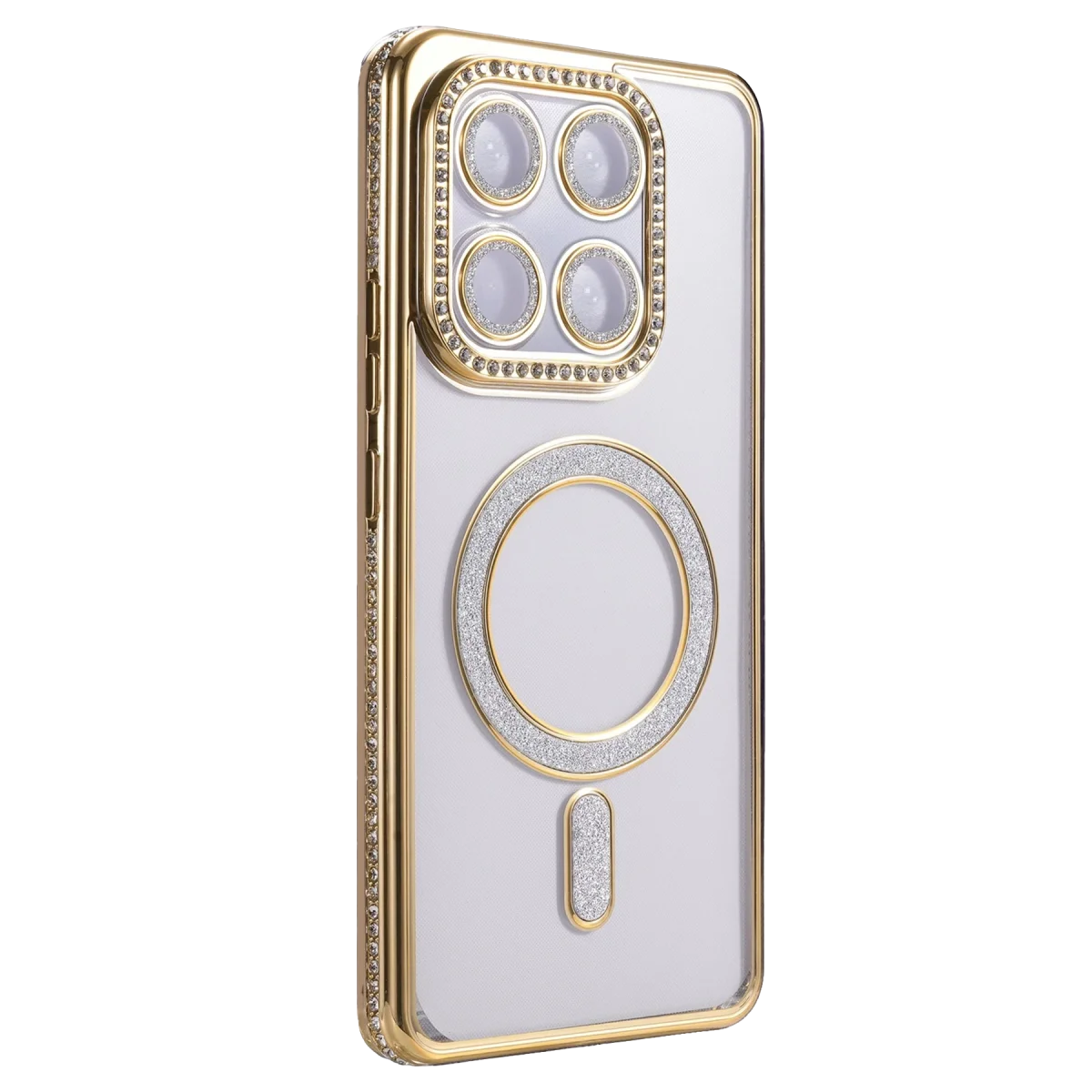 Xiaomi Mi 17T Joke Simli Magneticsafe Kılıf - Gold görsel 2