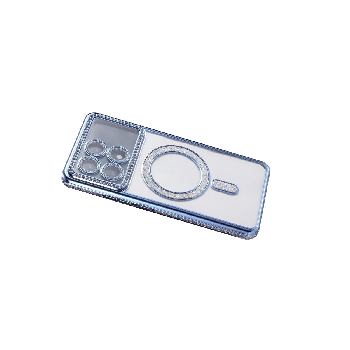 Xiaomi Poco X6 Pro Joke Simli Magneticsafe Kılıf - Mavi görsel 4