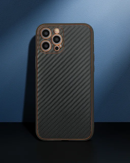 Apple İphone 12 Pro Kılıf Coco Karbon Silikon - Füme