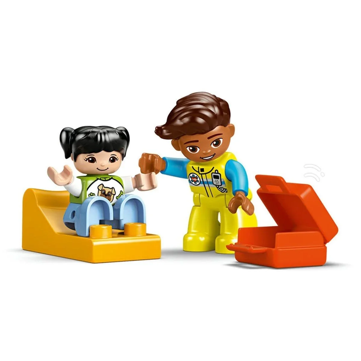 10447 Lego Duplo Ambulans ve Sürücü 19 parça +2 yaş görsel 5