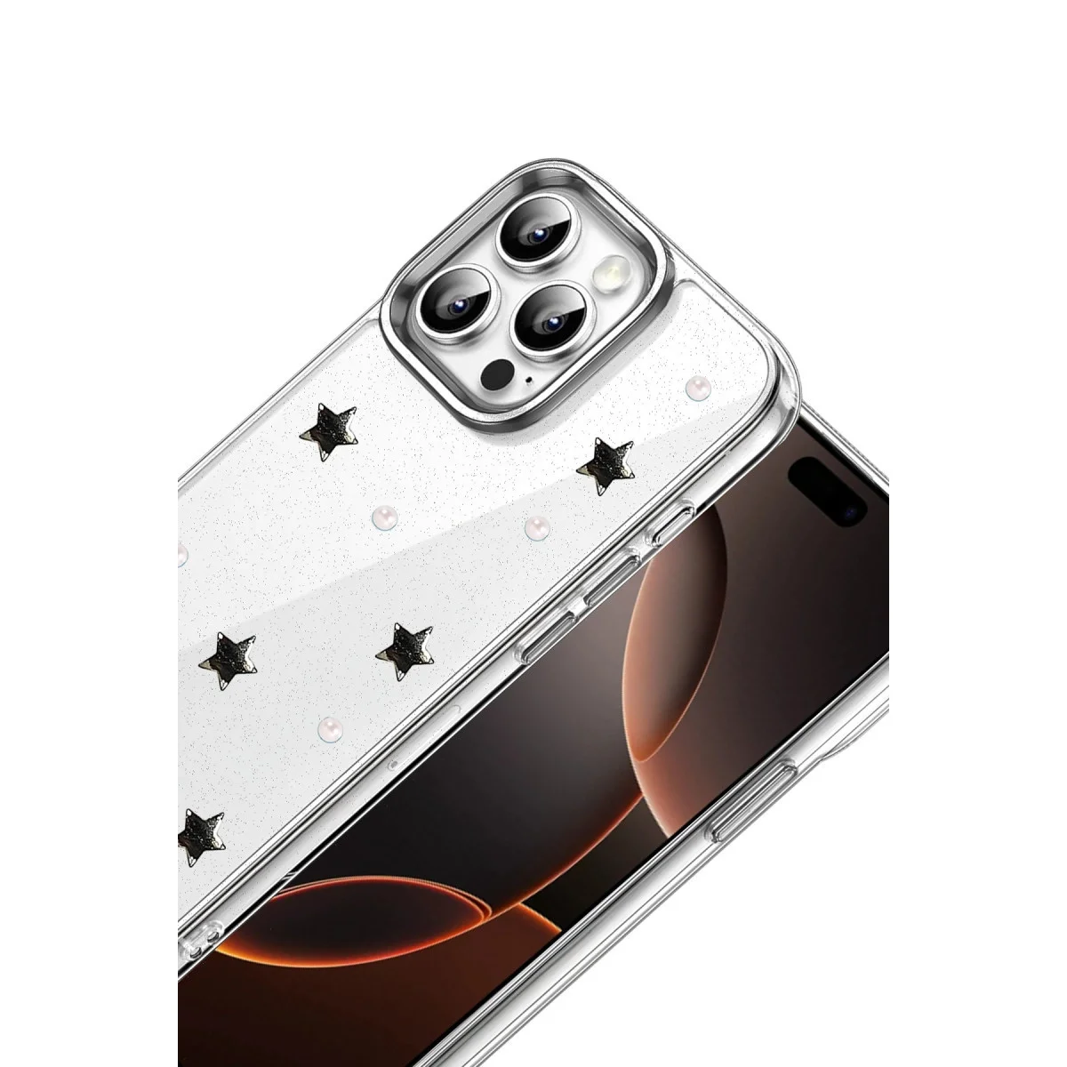 Apple İphone 15 Pro Fiyonk Desenli Kapak - Desen 7 görsel 2