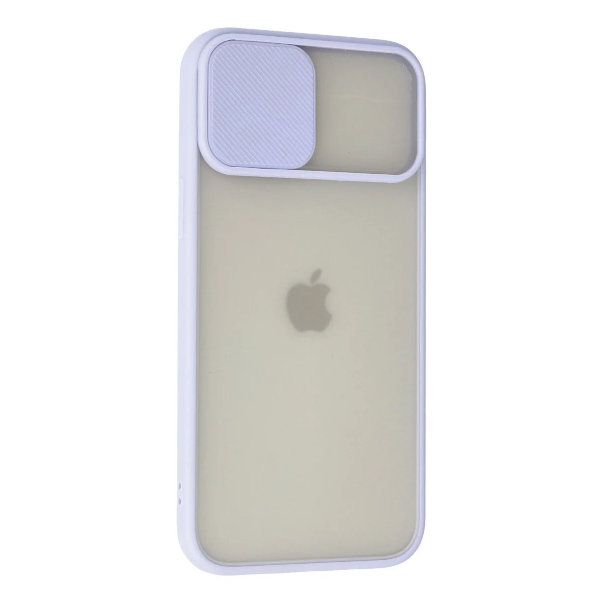 Apple İphone 12 Pro Max Kılıf Palm Buzlu Kamera Sürgülü Silikon - Lila görsel 3