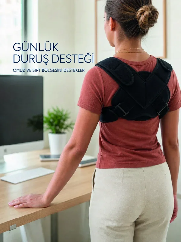 Klavikula Korsesi Ayarlanabilir Köprücük Keği Omuz ve Sırt Destek Bandajı