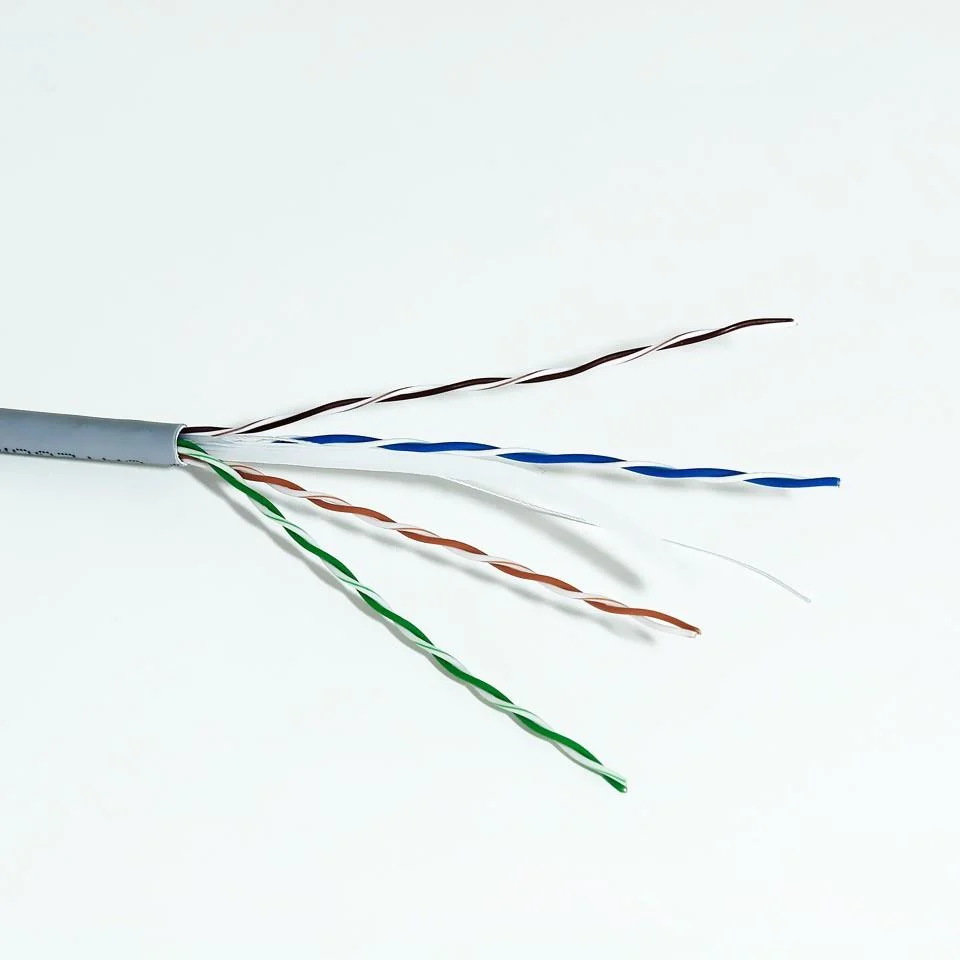 FNW-CAT622 305MT 0.50MM 24AWG CAT6 Utp Kablo Gri görsel 3