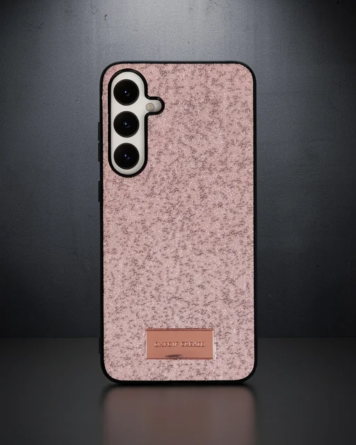 Onegif Samsung Galaxy A55 5g Bright Simli Kapak - Pembe