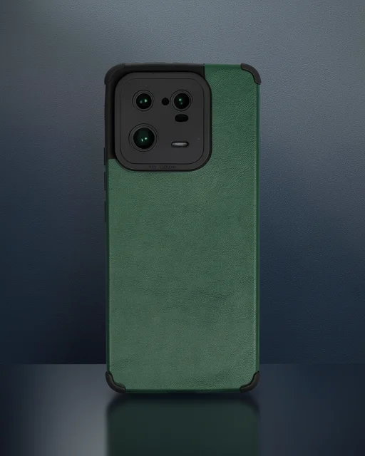 Xiaomi Mi 13 Pro Kılıf Loop Deri Silikon - Yeşil