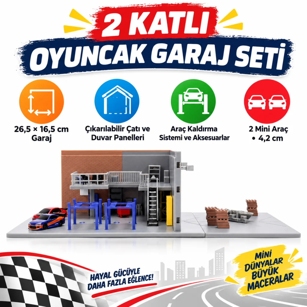 Hızlı ve Öfkeli Han'ın Garajı Nano Diorama Seti görsel 2