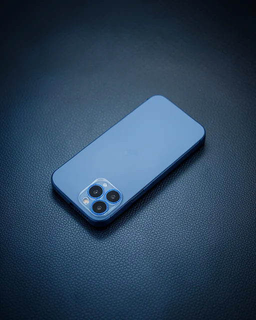 Apple İphone 11 Pro Max Shine Kamera Lens Koruma Cam - Mavi