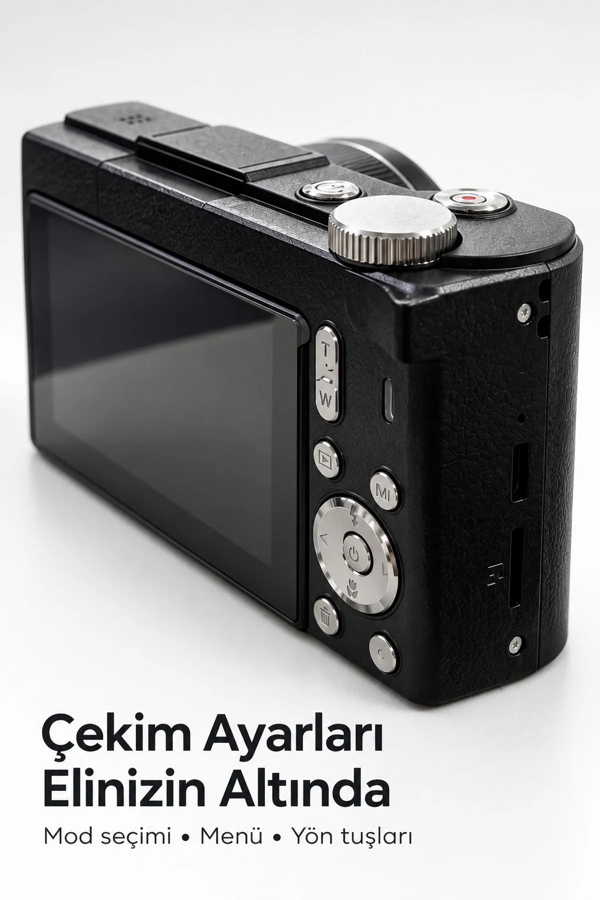 İçerik Üretimi İçin 4K Video Kamera Otomatik Odaklama ve Katlanabilir Ekran görsel 3