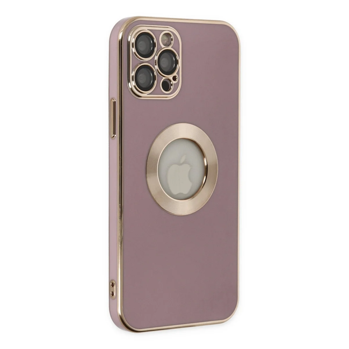 Apple İphone 12 Pro Kılıf Store Silikon - Mor