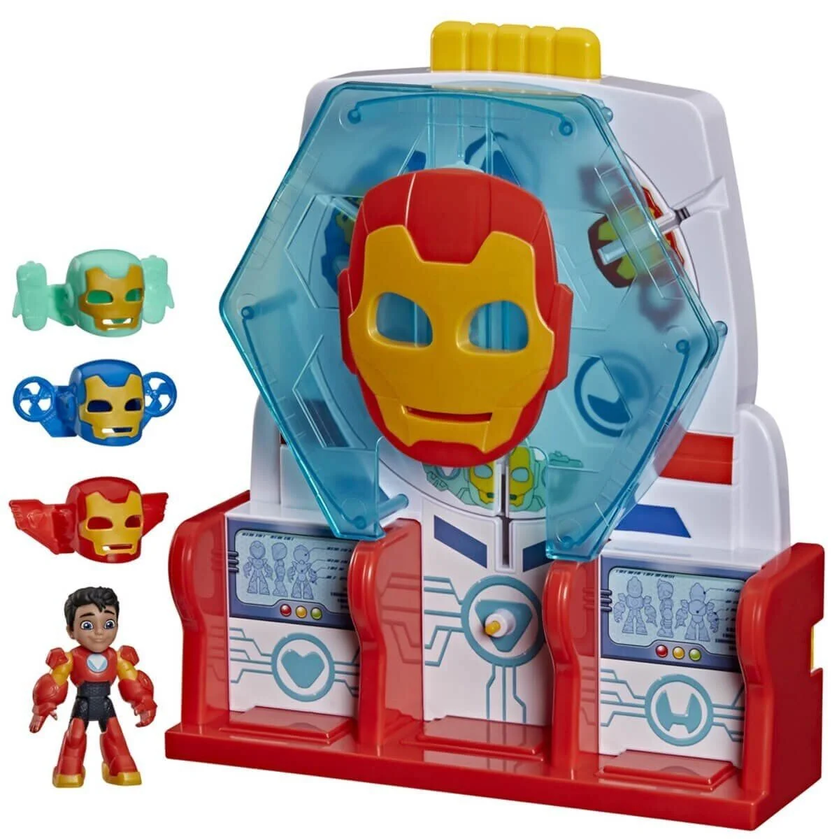 G1261 Iron Man and his Awesome Friends Zırh Salonu Oyun Seti görsel 3