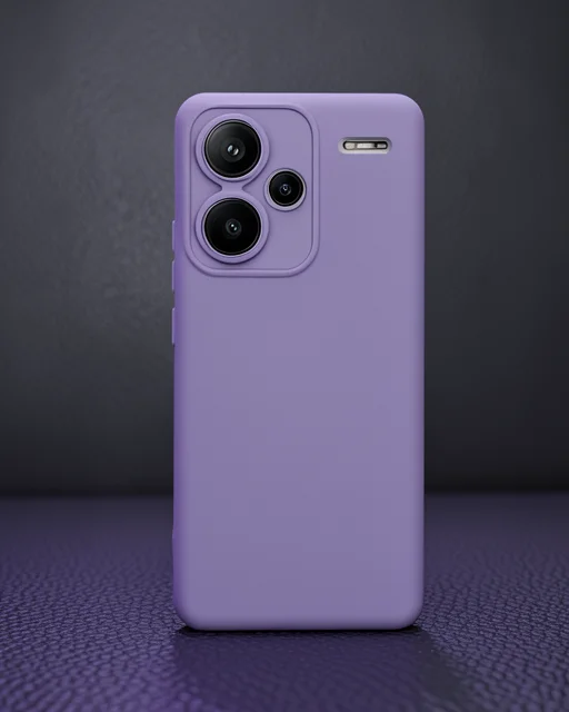 Xiaomi Redmi Note 13 Pro Plus Kılıf Nano İçi Kadife Silikon - Mor