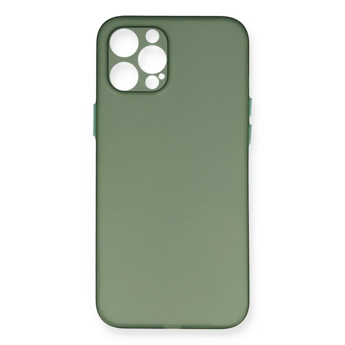 Apple iPhone 12 Pro Max Kılıf PP Ultra İnce Kapak - Yeşil