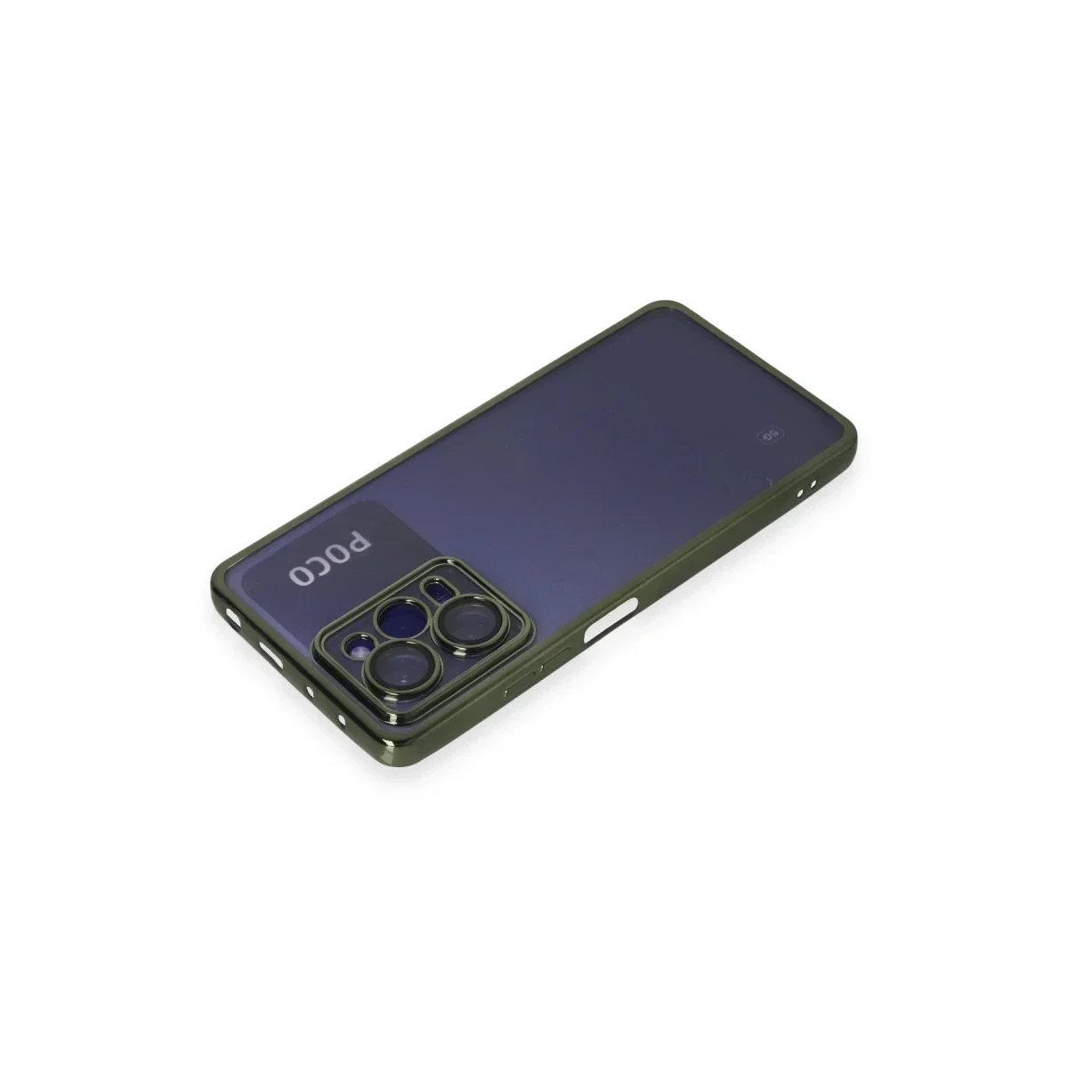 Xiaomi Poco X5 Pro 5G Kılıf Razer Lensli Silikon - Yeşil görsel 3