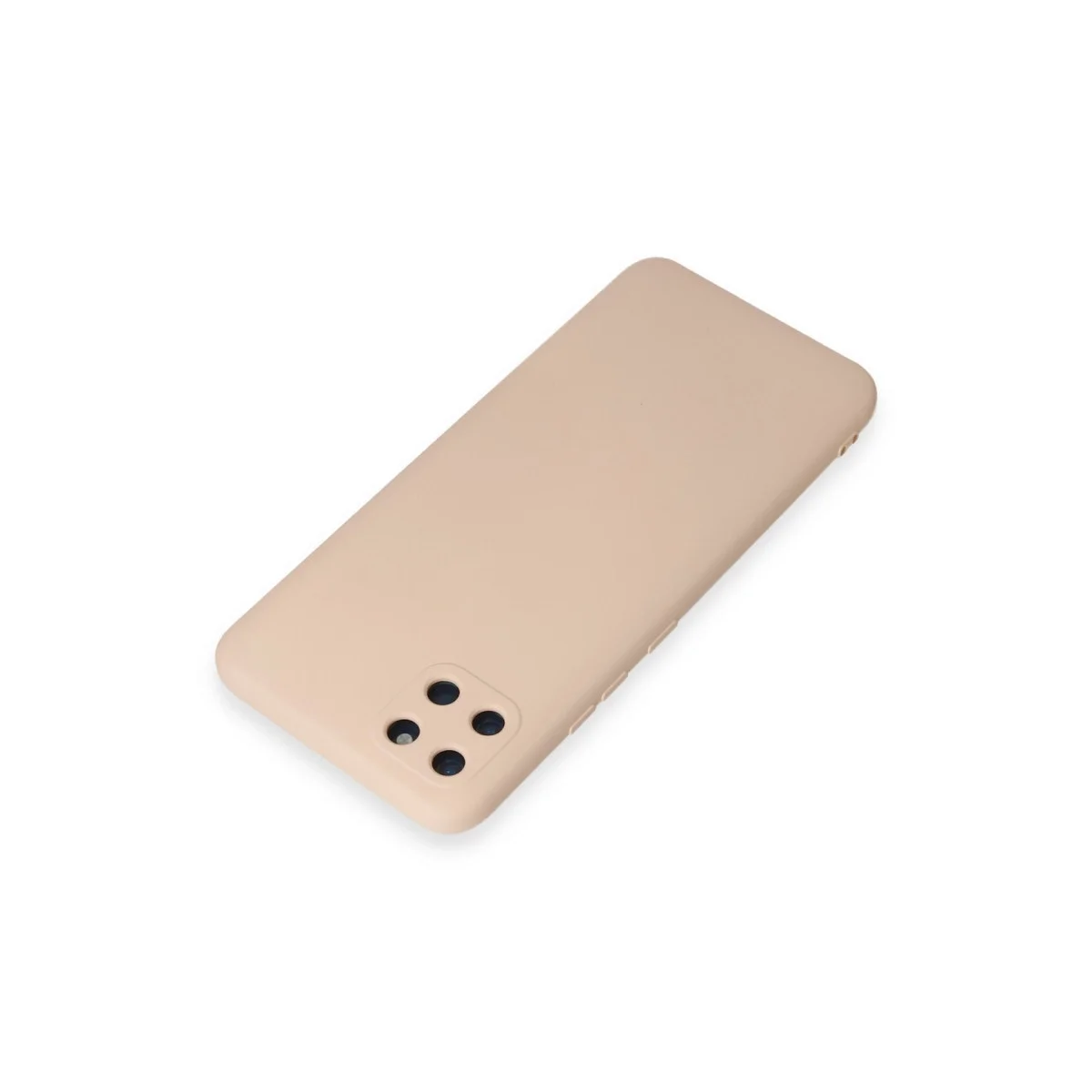 Realme C11 Kılıf Nano İçi Kadife Silikon - Pudra görsel 3