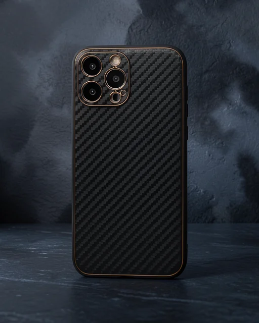 Apple İphone 13 Pro Kılıf Coco Karbon Silikon - Siyah