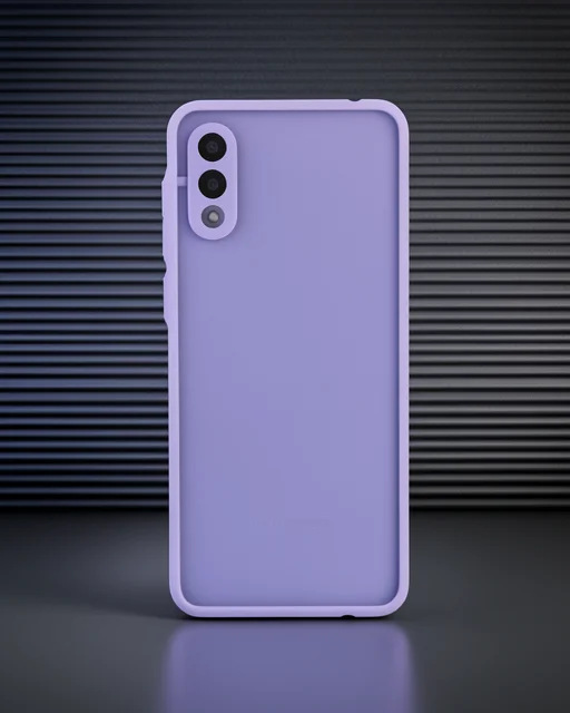 Samsung Galaxy A02 Kılıf Montreal Silikon Kapak - Mor