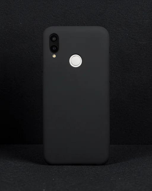 Huawei P Smart 2019 Kılıf Nano İçi Kadife Silikon - Siyah